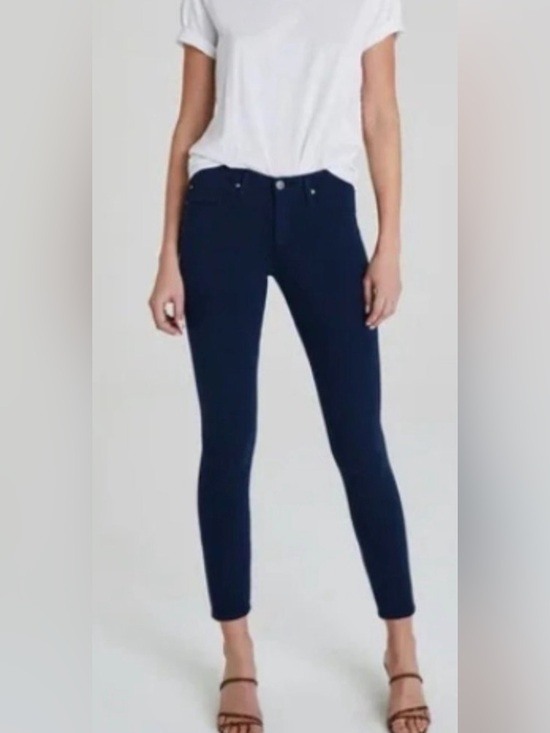 Ag Adriano Goldschmied Denim - AG Adriano Goldschmied Dark Wash Super Skinny Ankle Legging Denim Jeans.  Sz 26
